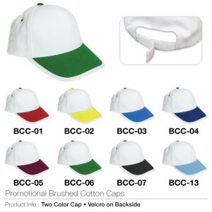 Cotton Cap Back Velcro