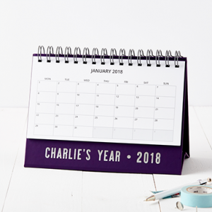 Personalised Name Desk Calendar